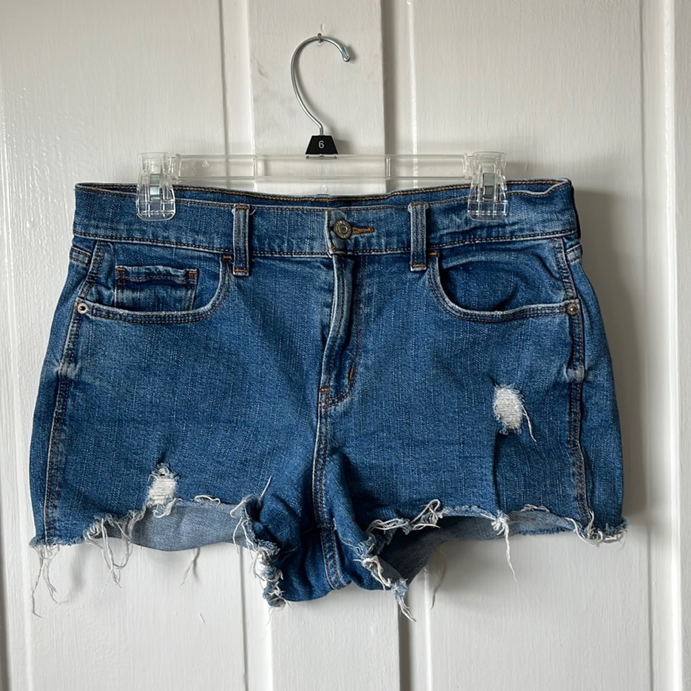 Old navy boyfriend style medium wash denim jeans size 10